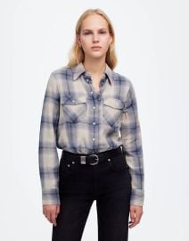 Flannel Snap-Front Shirt in Plaid at Madewell